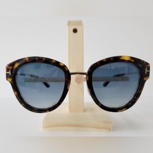 Tom Ford Mia TF-574 Sunglasses Dark Havana 52P New